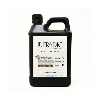 Envase refill 1 litro aroma Cookie dream - Le Fradic - Chile